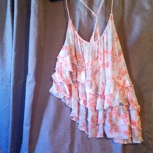 Free People Flutter By Ruffle Camisole Medium
